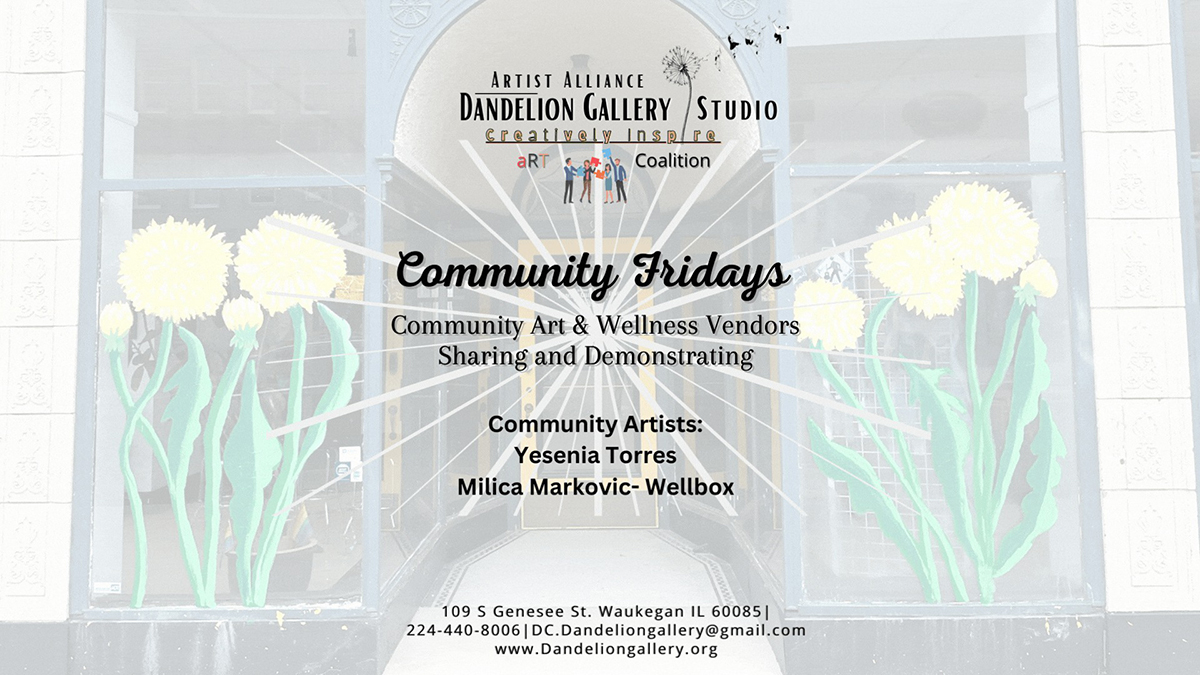 Art and Wellness Vendor Friday- Free Gallery Viewing